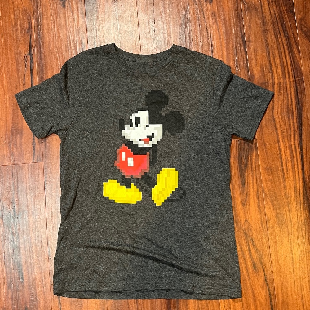 Mickey Mouse Pixelated Disney World Tee
